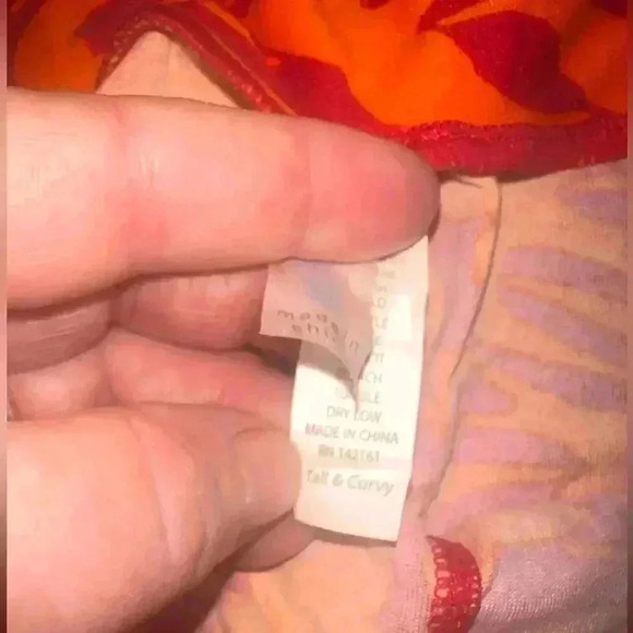 Lularoe TC orange sparrow bird leggings. OG designer Patrick fit & quality. - Picture 4 of 5